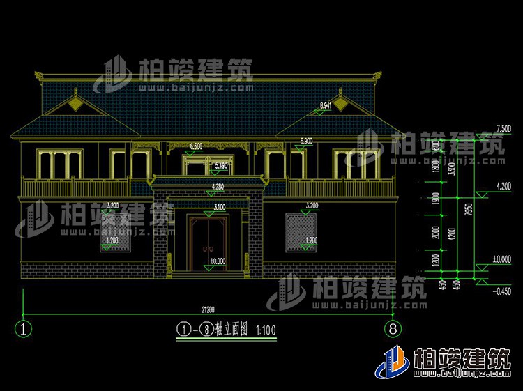 正立面图