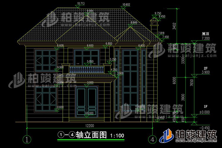 正立面图